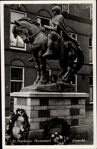Ak Utrecht Niederlande, St. Martinus Monument
