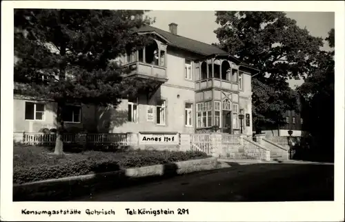 Foto Ak Gohrisch Sächsische Schweiz, Hotel Annas Hof