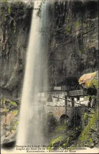 Ak Alpes Maritimes Frankreich, Gorges du Loup, Ligne du Sud de la France