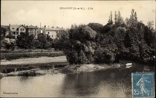 Ak Trilport Seine et Marne, L'Ile