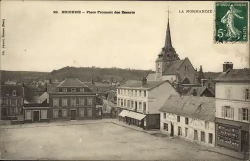 Ak Brionne Eure, Place Fromont des Essarts