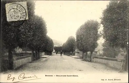 Ak Brionne Eure, Boulevard Saint Denis