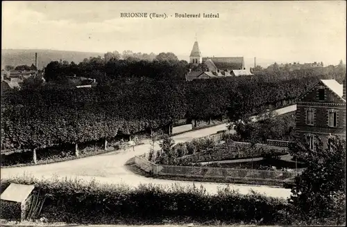 Ak Brionne Eure, Boulevard latéral