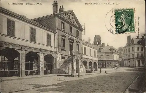 Ak Brionne Eure, L'Hôtel de Ville