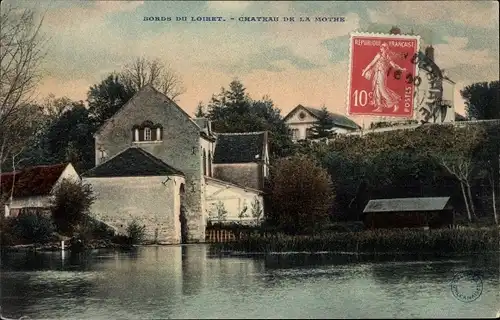 Ak Bords du Loiret Loiret, Château de la Mothe