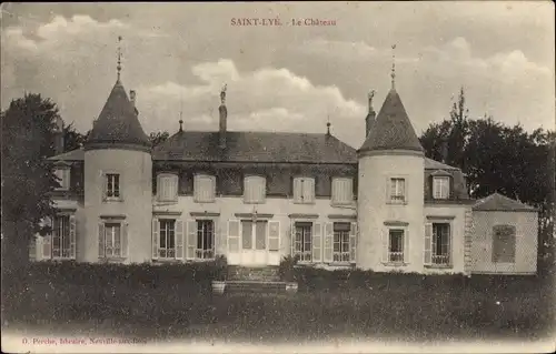 Ak Saint Lyé Loiret, Château