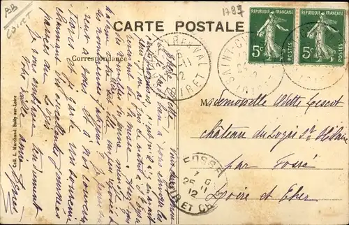 Ak Saint Cyr en Val Loiret, Château de Reyville