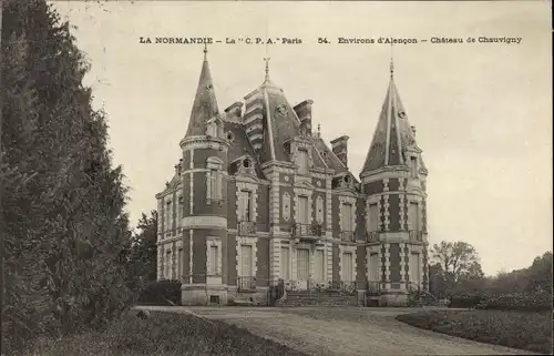 Ak Alencon Orne, Château de Chauvigny