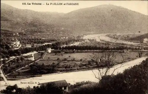 Ak Trinite Alpes Maritimes, Le Paillon et l'Ariane