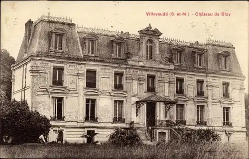 Ak Villevaudé Seine-et-Marne, Château de Bizy