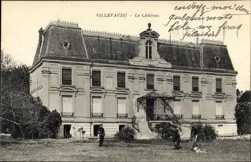 Ak Villevaudé Seine-et-Marne, Château