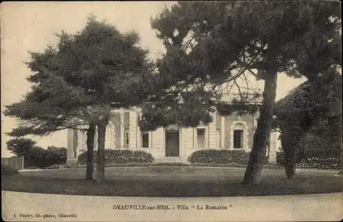 Ak Deauville Calvados, Villa La Romaine