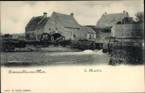 Ak Courseulles sur Mer Calvados, Le Moulin