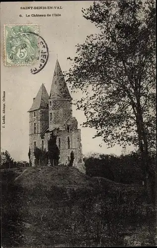 Ak Saint Denis en Val Loiret, Le Château de l'Isle