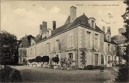 Ak Fossé Loir et Cher, Château
