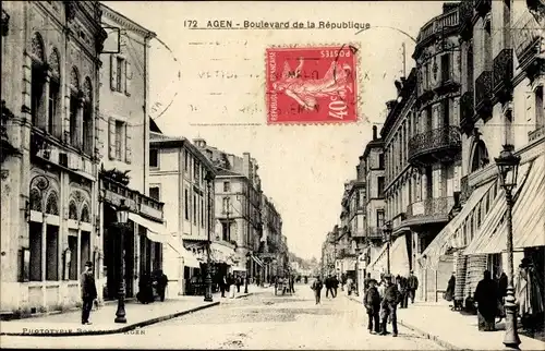 Ak Agen Nouvelle-Aquitaine Lot-er-Garonne, Boulevard de la Republique