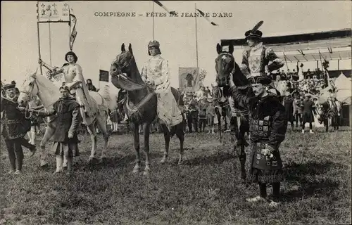 Ak Compiègne Oise, Fêtes de Jeanne D'arc