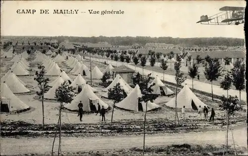 Ak Mailly le Camp Aube, Vue Generale