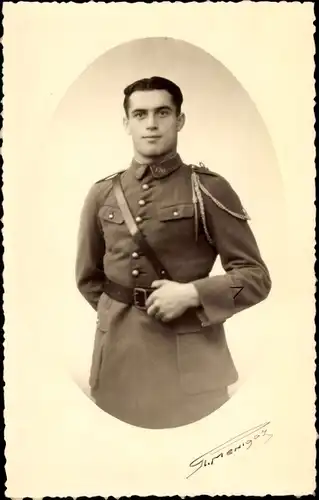 Foto Ak Französischer Soldat in Uniform, Nr. 170