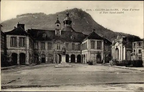 Ak Salins-les-Bains Jura, Place d'Armes et Fort Saint André