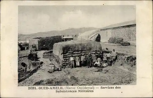 Ak Oued Amelil Marokko, Services des Subsistances Militaires