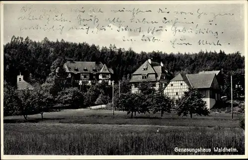 Ak Oberdachstetten Mittelfranken, Genesungshaus Waldheim