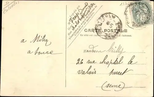 Ak Riva Bella Calvados, Rue de la mer, groupe de villas