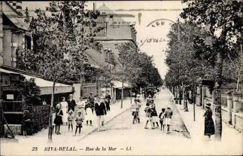 Ak Riva Bella Calvados, Rue de la mer