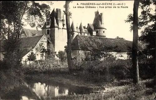 Ak Fougères sur Bièvre Loir et Cher, Château