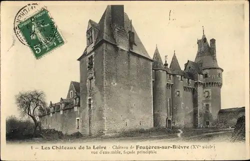 Ak Fougères sur Bièvre Loir et Cher, Château