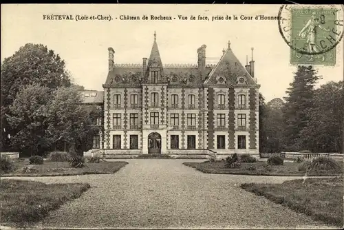 Ak Fréteval Loir et Cher, Château de Rocheux