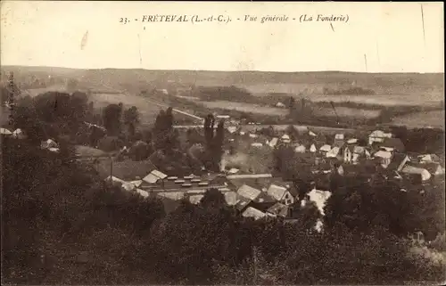 Ak Fréteval Loir et Cher, Vue Générale