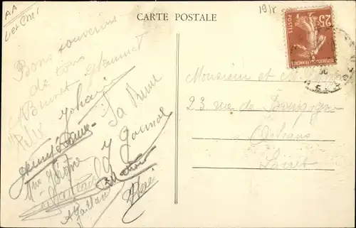 Ak Fréteval Loir et Cher, Vue Générale