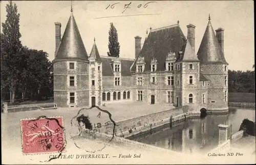 Ak Herbault Loir-et-Cher, Château