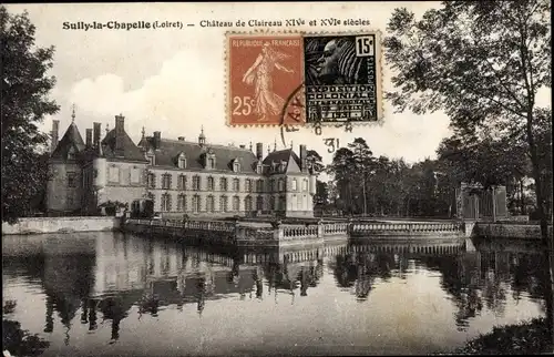 Ak Sully la Chapelle Loiret, Château de Claireau