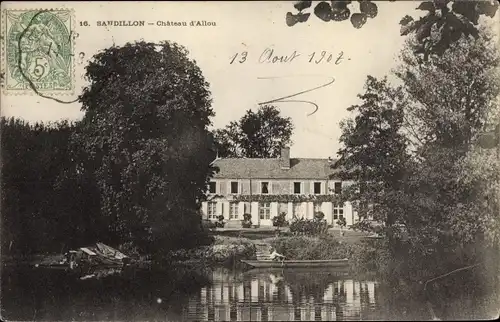 Ak Sandillon Loiret, Château d'Allou