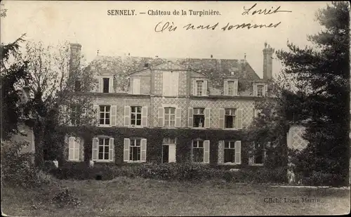 Ak Sennely Loiret, Château de la Turpinière