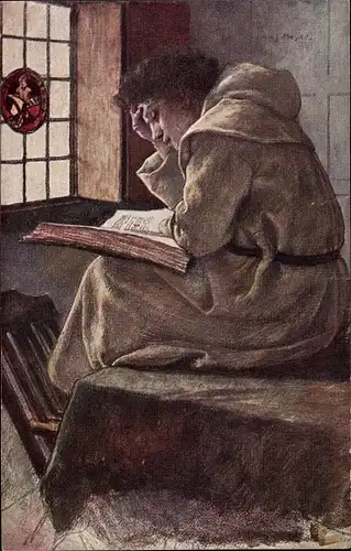 Künstler Ak Reper, Claus, Der Klosterschüler