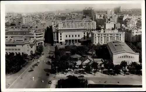 Ak Casablanca Marokko, Carrefour de la Poste et l'Avenue d'Amade