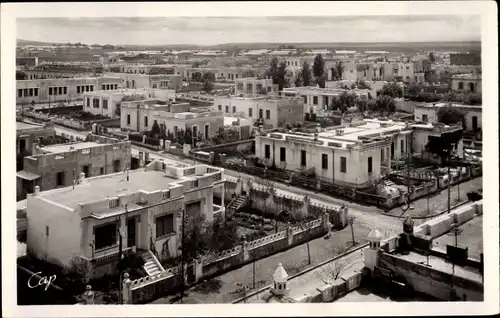 Ak Fès Fez Marokko, Vue générale, Quartier des Villas