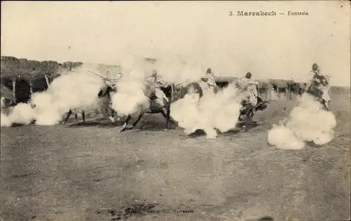 Ak Marrakesch Marokko, Fantasia