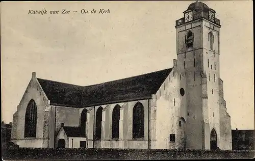 Ak Katwijk aan Zee Südholland Niederlande, Ou de Kerk