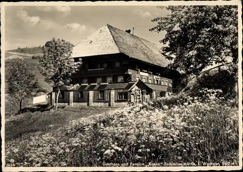 Ak Todtmoos im Hochschwarzwald, Gasthof Kranz