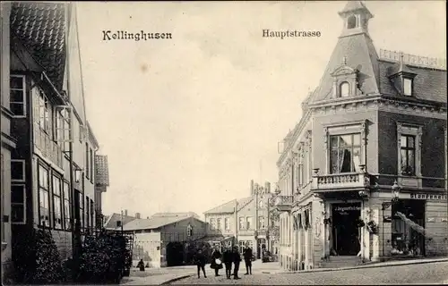 Ak Kellinghusen in Schleswig Holstein, Hauptstraße, Laden J. Jargstorffs Erben