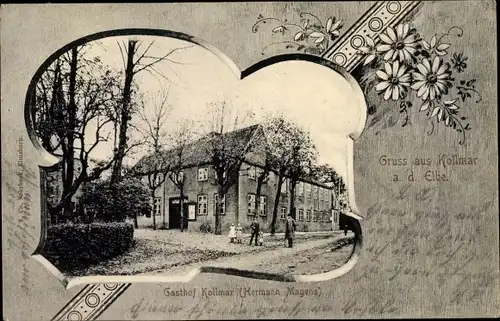 Passepartout Ak Kollmar in Schleswig Holstein, Gasthof Kollmar