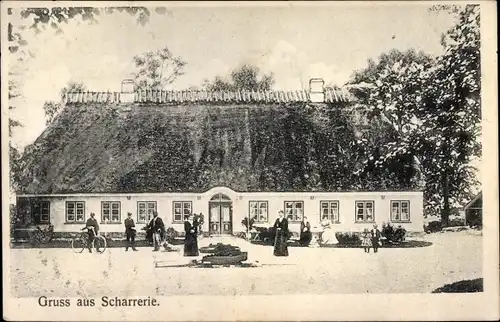 Ak Scharrerie Struxdorf in Schleswig Holstein, Gasthaus
