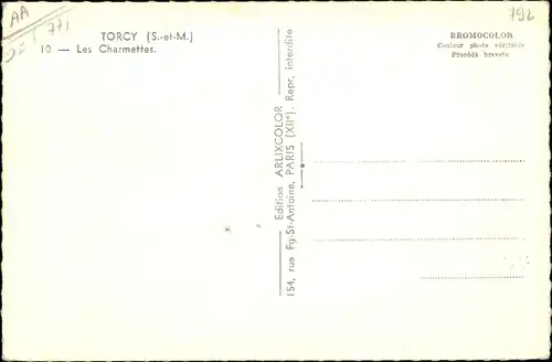 Ak Torcy Seine et Marne, Les Charmettes