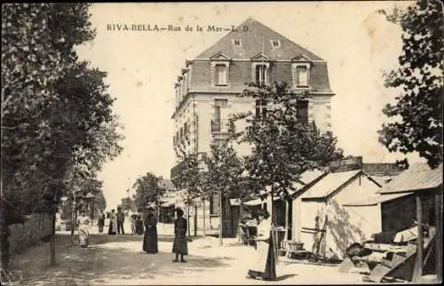 Ak Riva Bella Calvados, Rue de la Mer