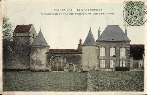 Ak Pithiviers Loiret, Le Bourg l'Abbaye