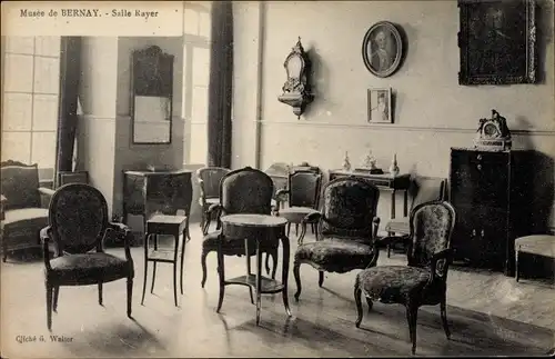 Ak Bernay Eure, Musée, Salle Rayer